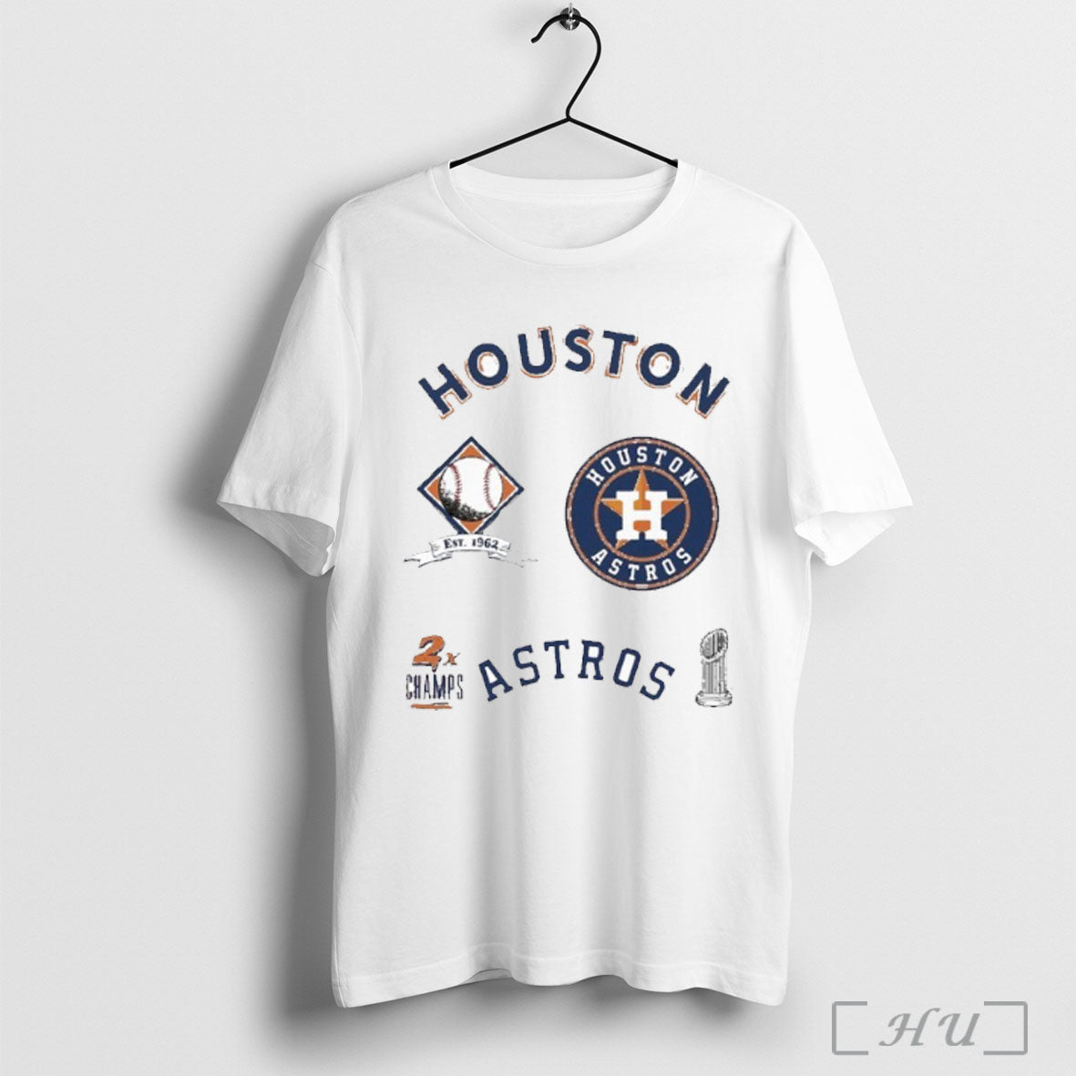 Houston Astros Defined 2x Champions T Shirt