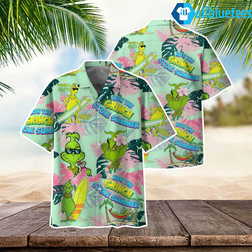 How The Grnch Stole Summer Hawaiian Shirt