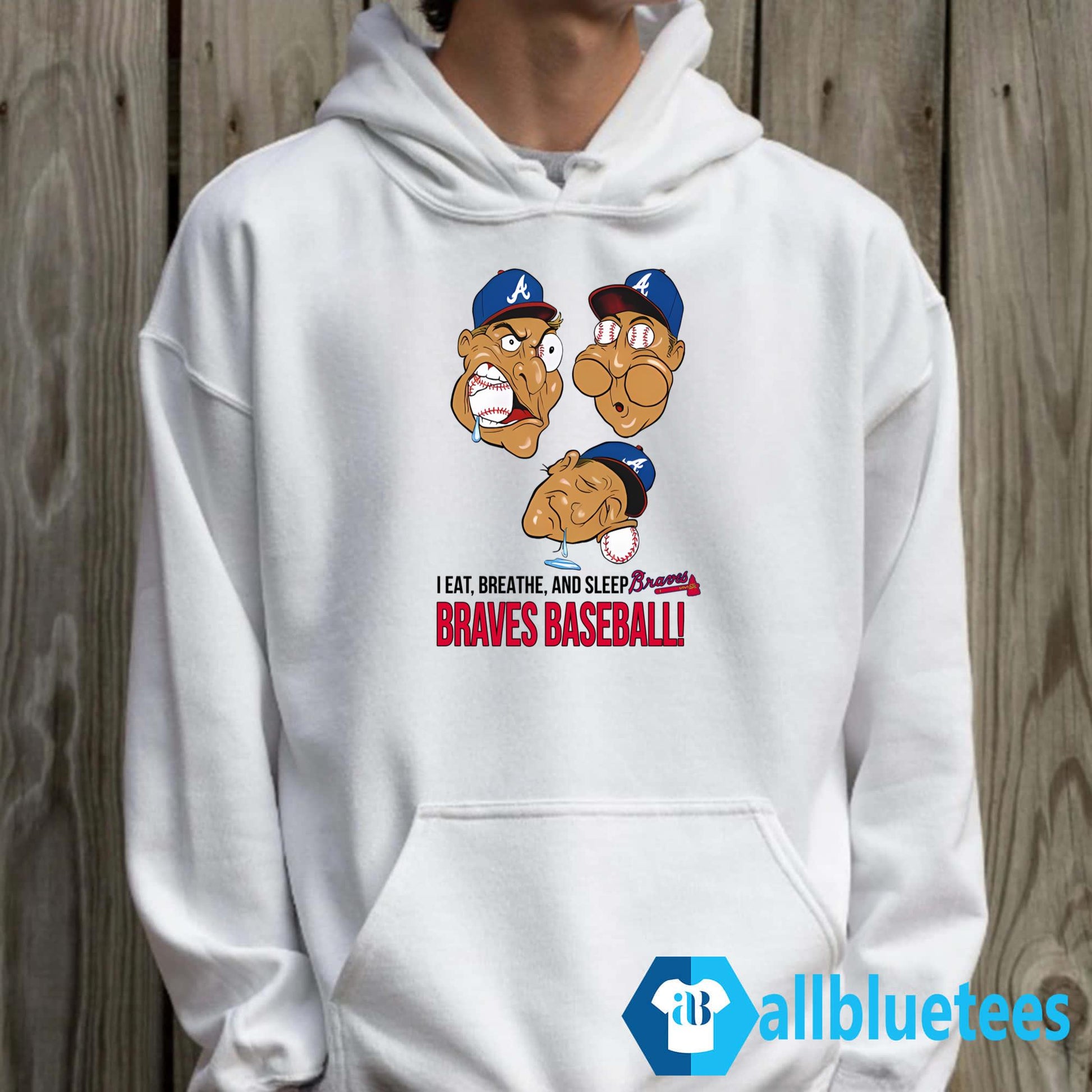 I Eat Breathe And Sleep Braves Baseball Shirt