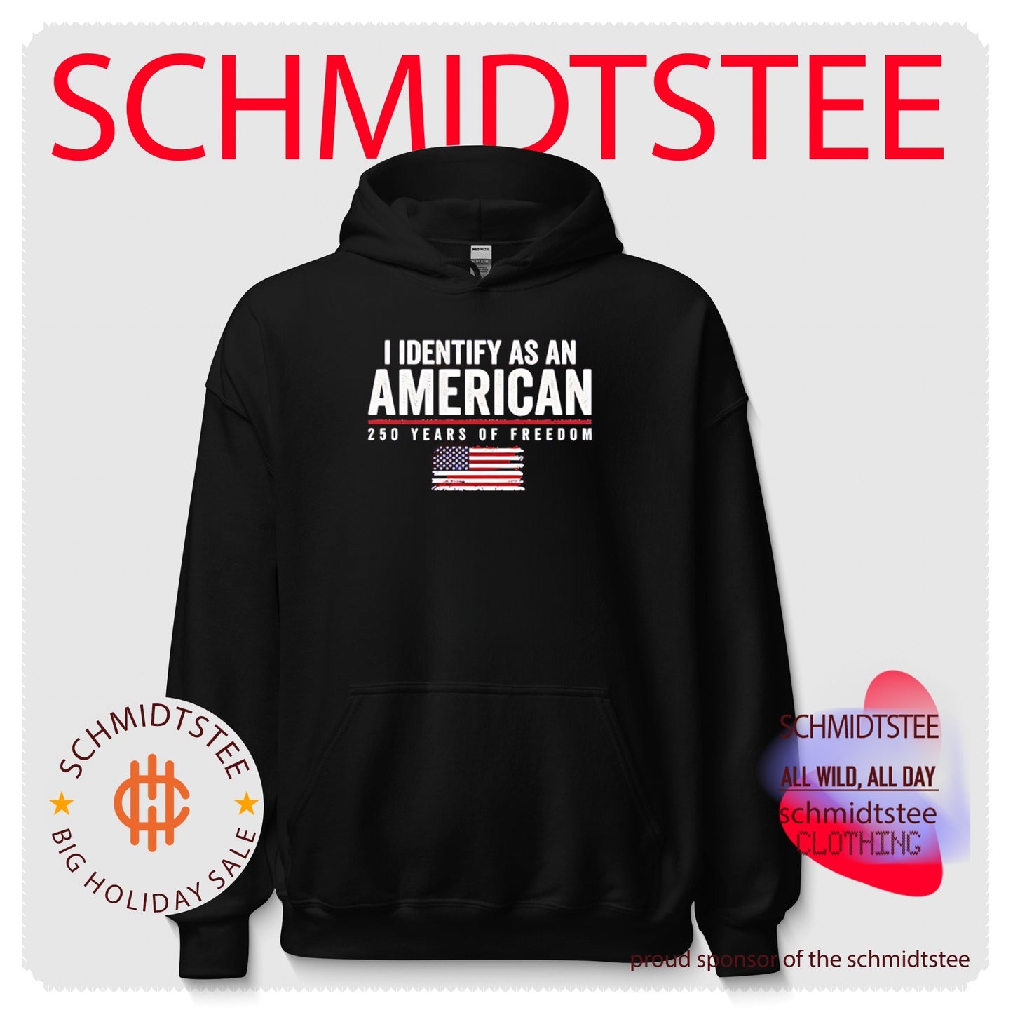 I Identify As An American 250 Years Of Freedom shirt
