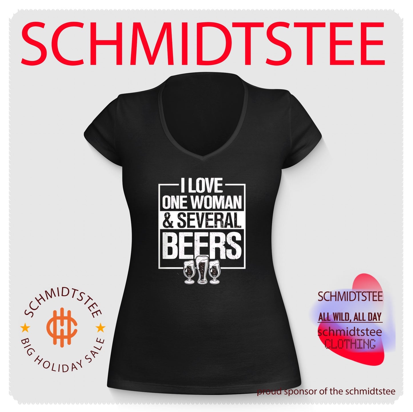 I Love One Woman and Several Beers shirt