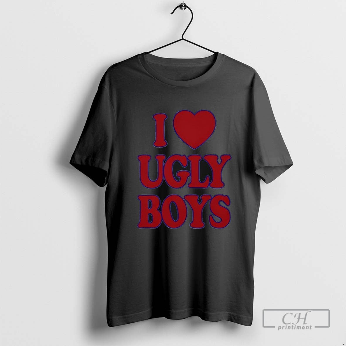 I Love Ugly Boys Heart T Shirt Sweater