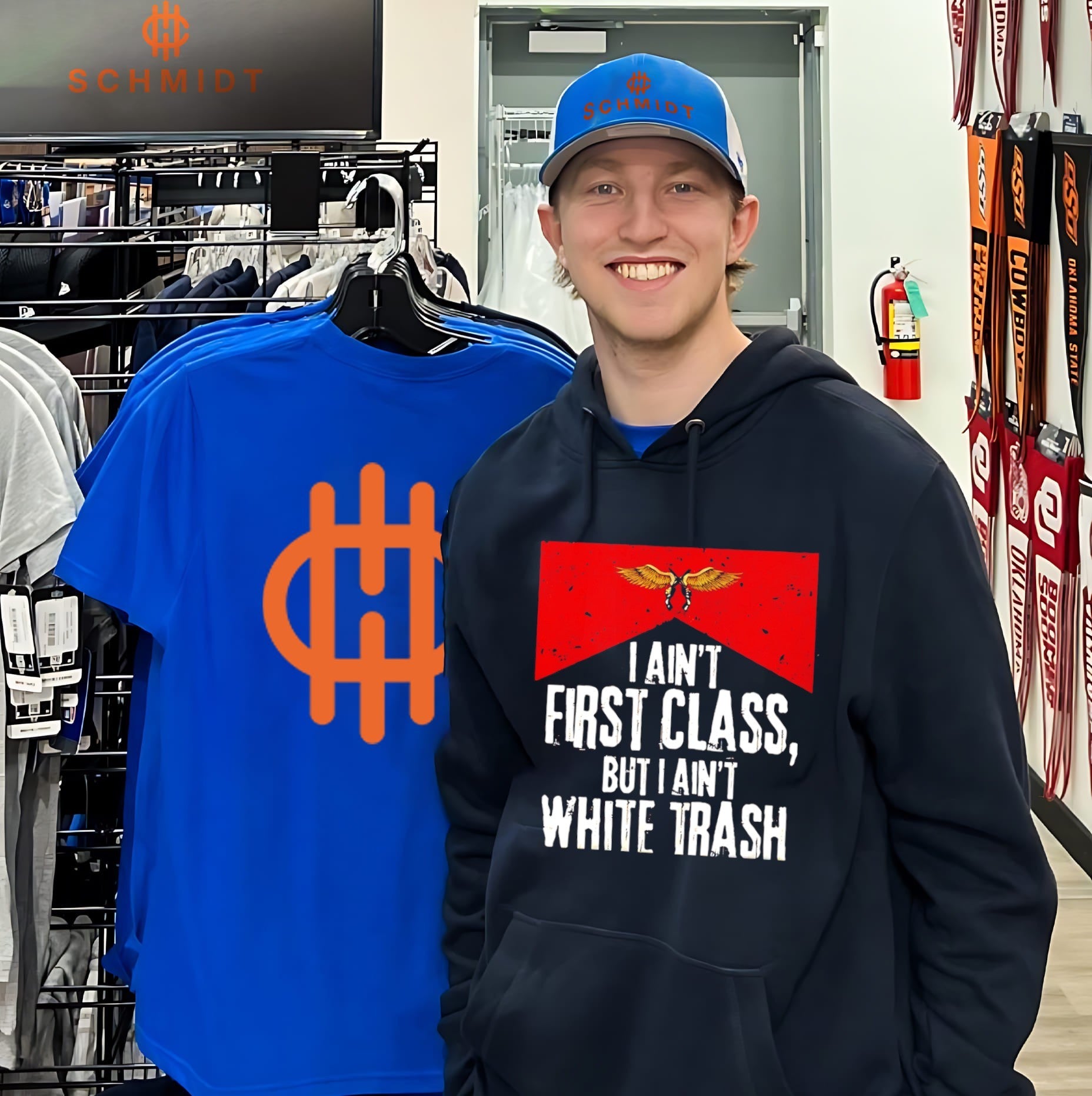 I ain’t first class but I ain’t white trash country music shirt