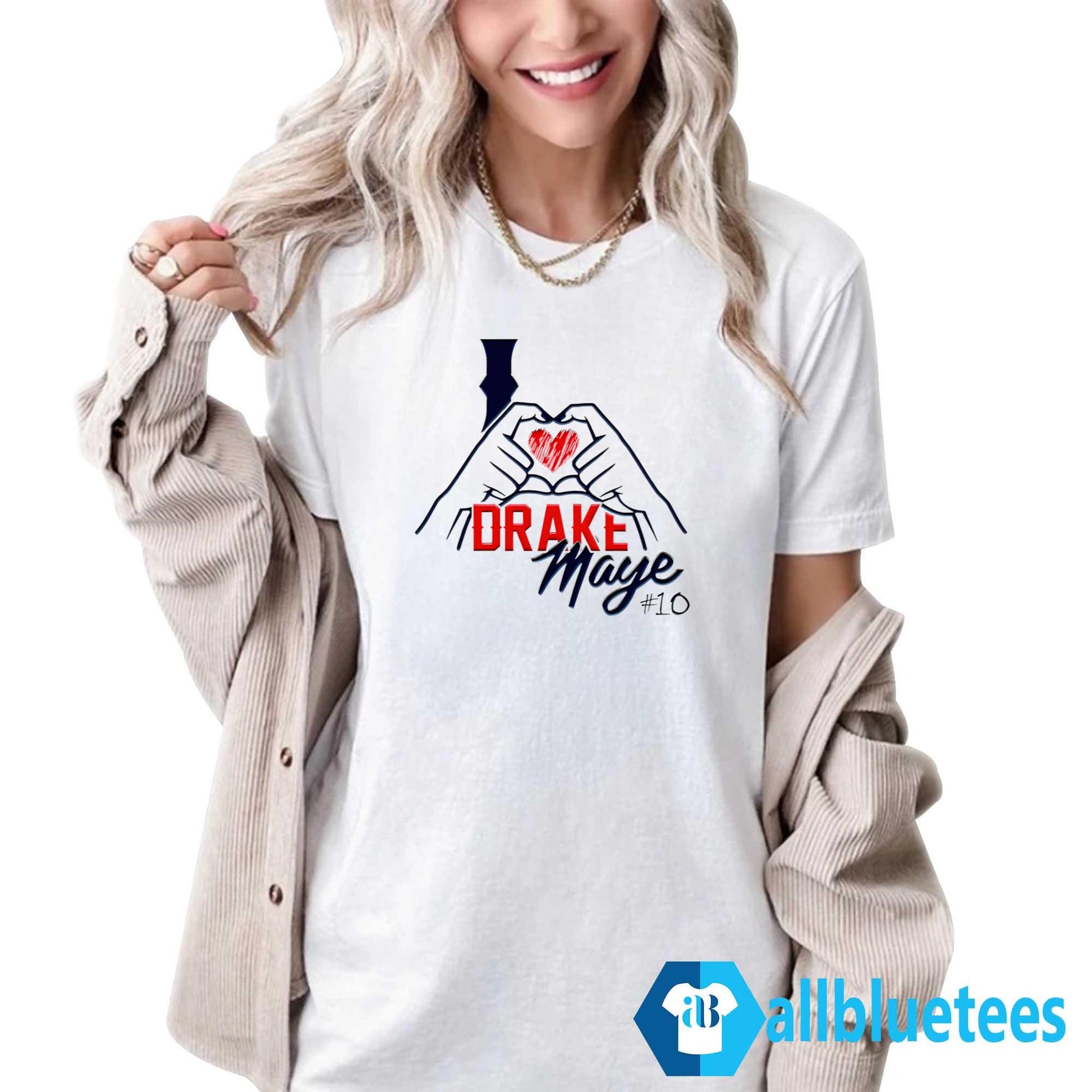 I Love Drake Maye 10 Shirt