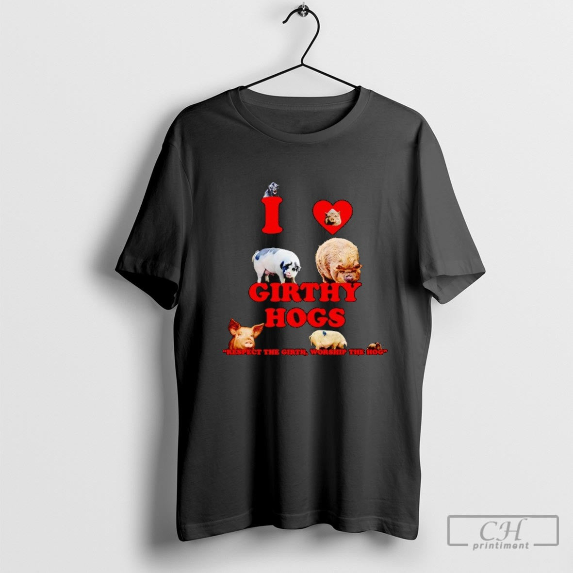 I Love Girthy Hogs Respect The Girth Worship The Hog Shirt Sweater