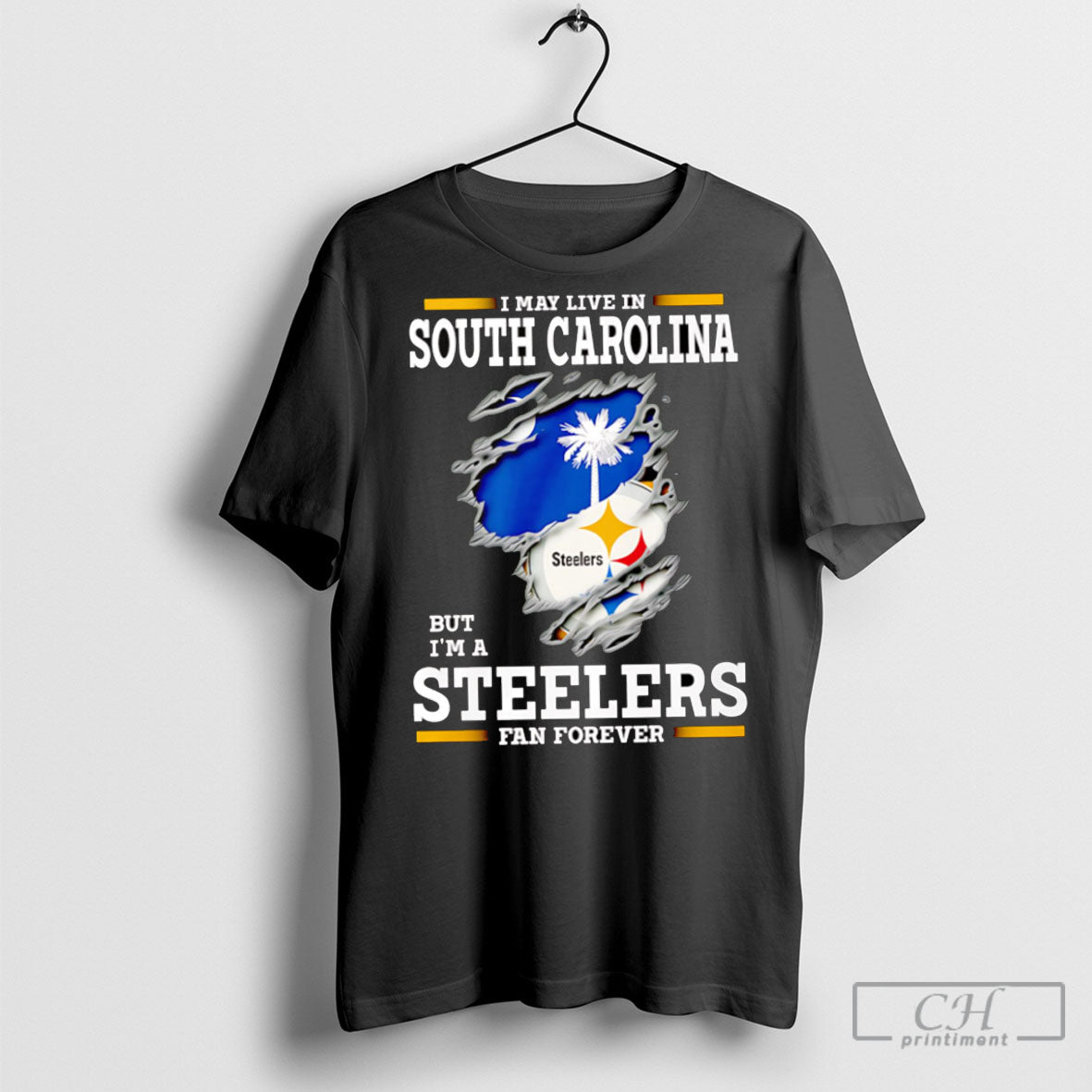 I May Live In South Carolina But Im A Steelers Fan Forever