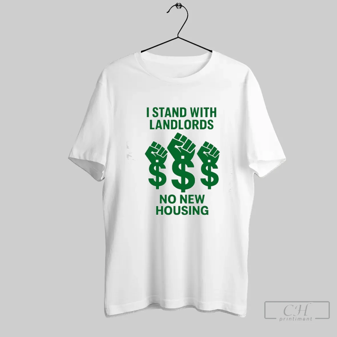 I Stand With Landlords No New Housing T Shirt