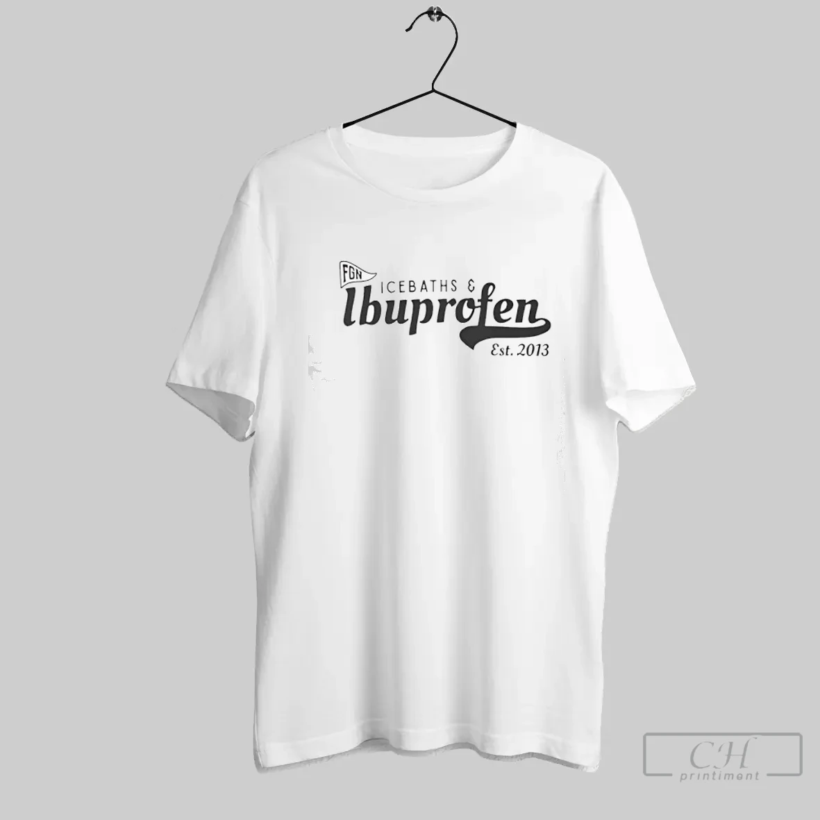 Ice Baths And Ibuprofen Est 2013 T Shirt