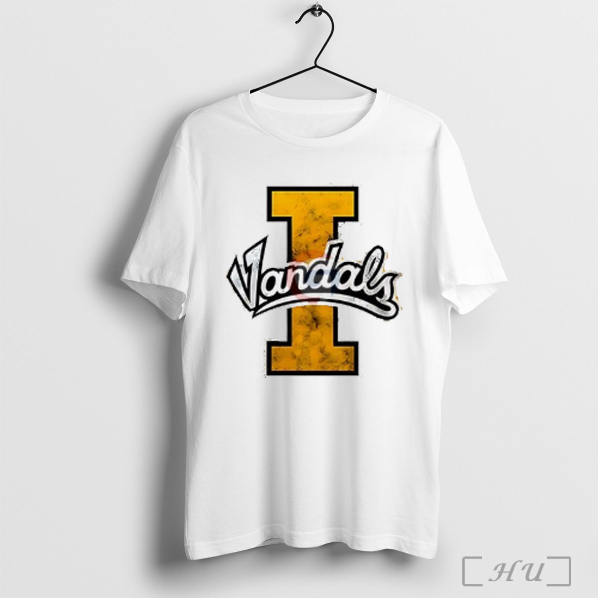 Idaho Vandals Gold Uniform Reveal 50 Years Logo T Shirt