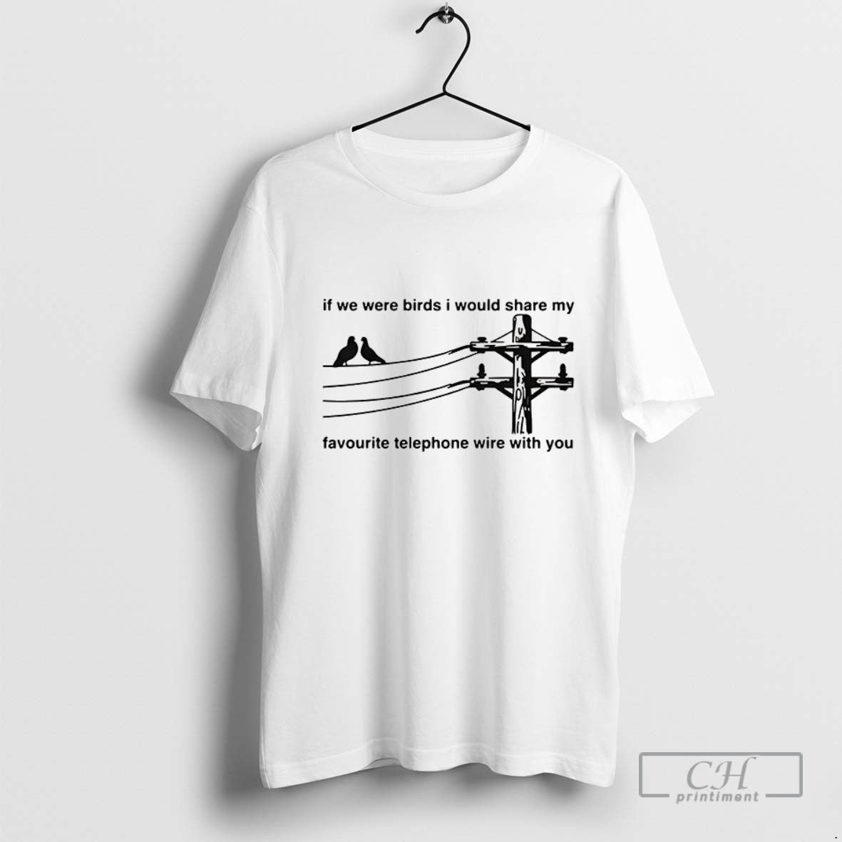 If We Were Birds I Would Share My Favourite Telephone Wire With You