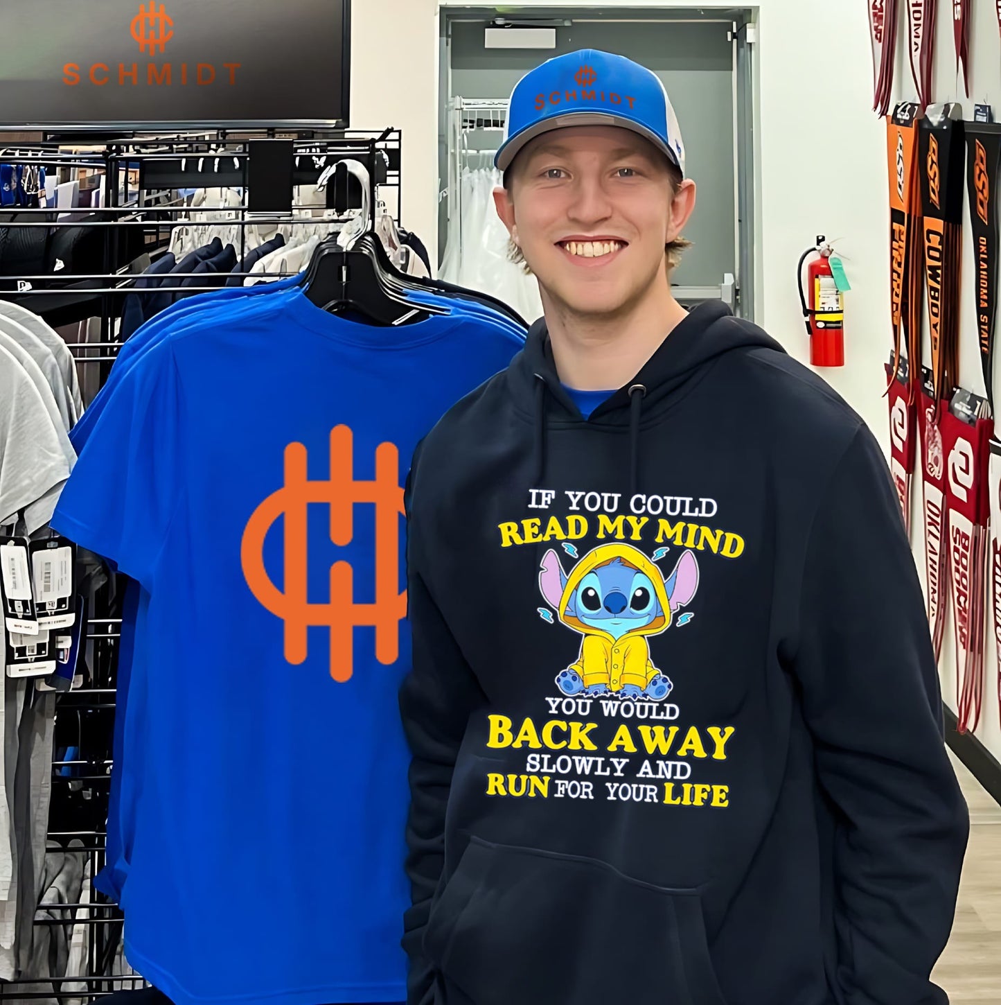 If you could read my mind you would back away slowly Stitch shirt