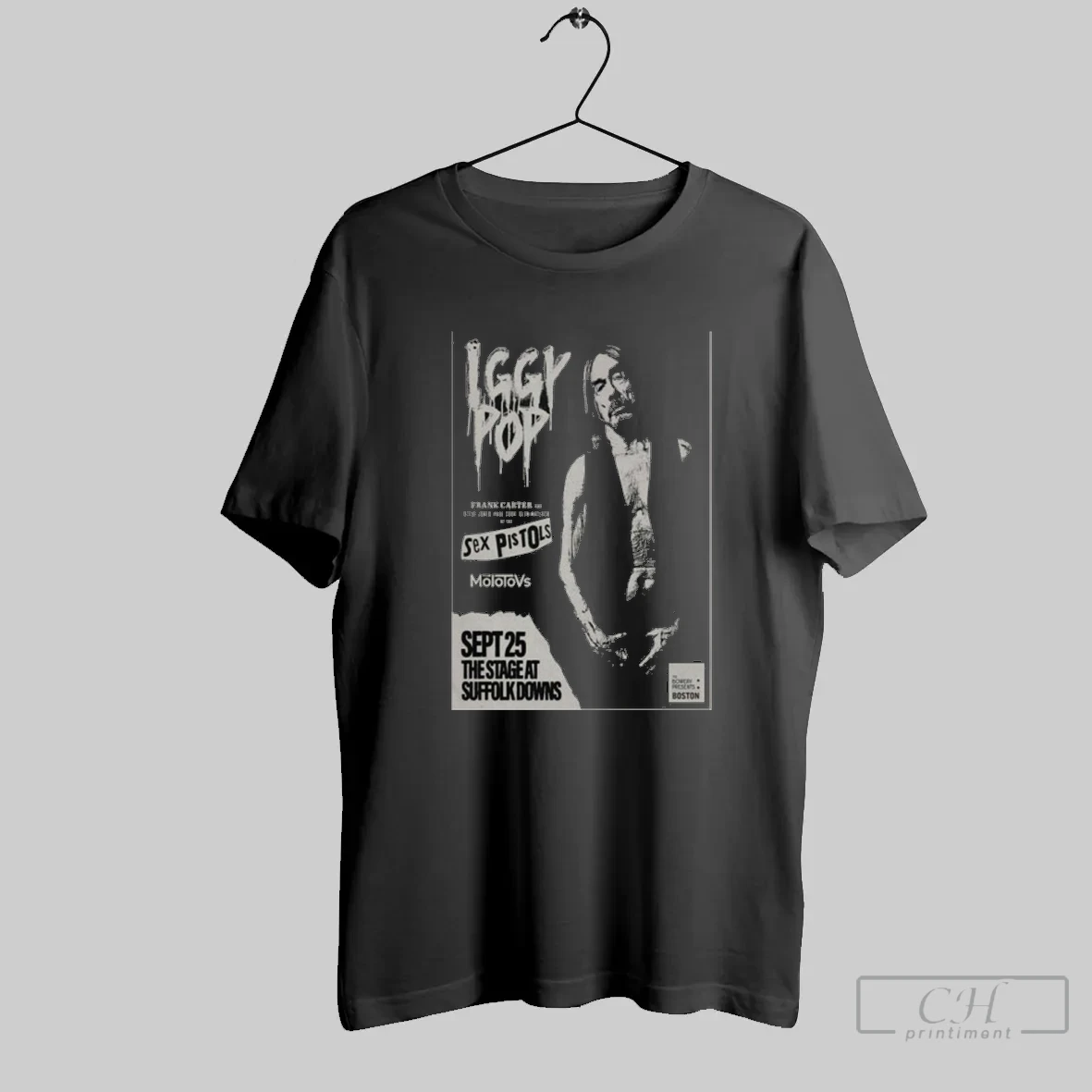 Iggy Pop Boston Ma Sept 25 2025 T Shirt