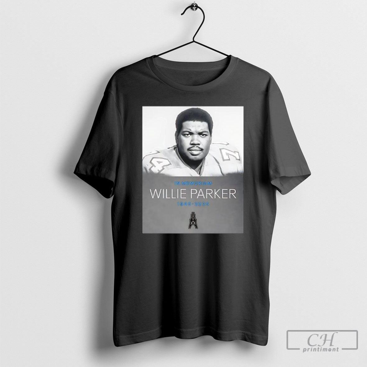 In Memoriam Willie Parker1945 2025 Houston Oilers Logo Shirt Sweater