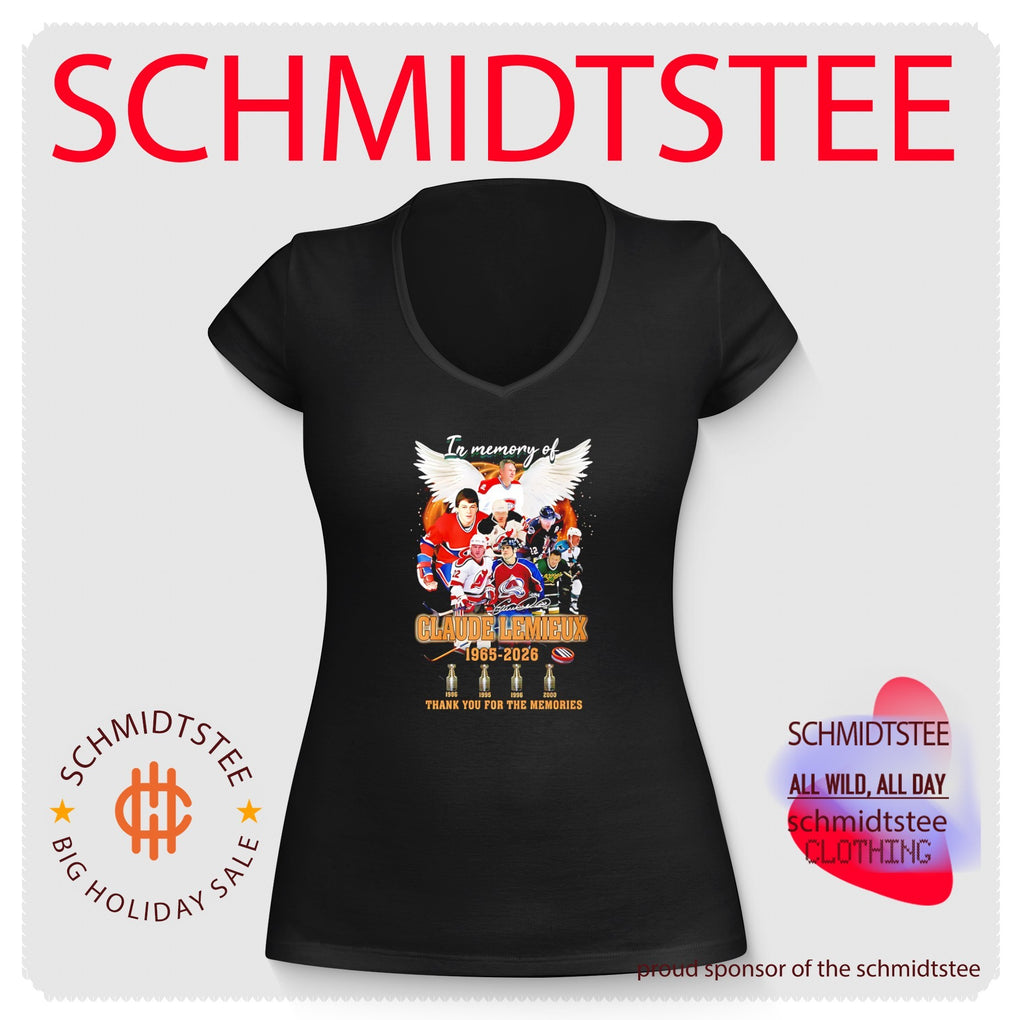 In memory of Claude Lemieux Montreal Canadiens 1965 2026 thank you for the memories signature shirt