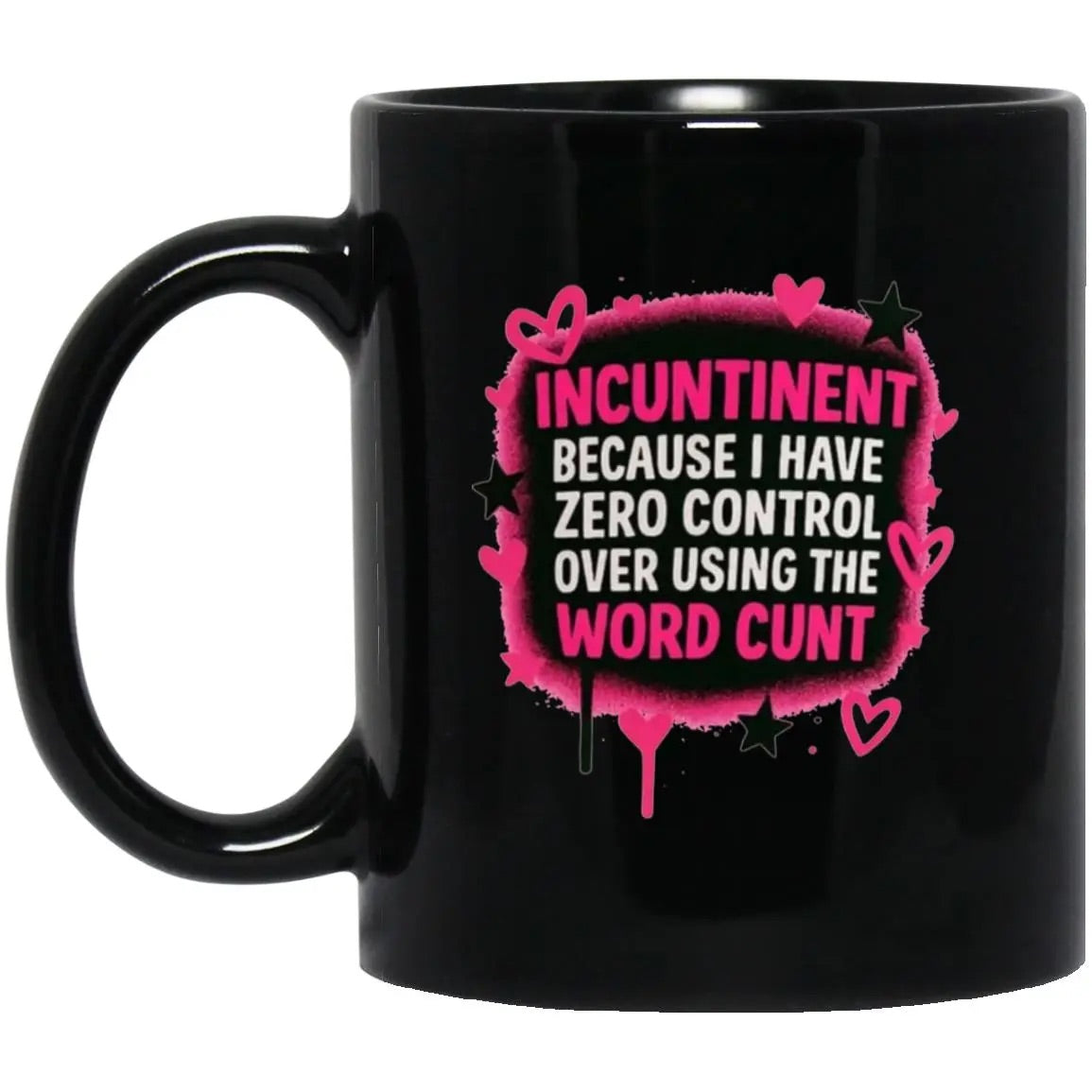 Incuntinent Because I Have Zero Control Over Using Me Word Cunt Mug