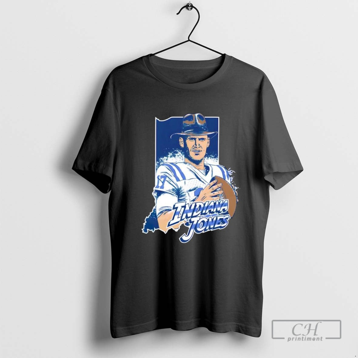 Indiana Jones Daniel Jones Indianapolis Colts Cartoon