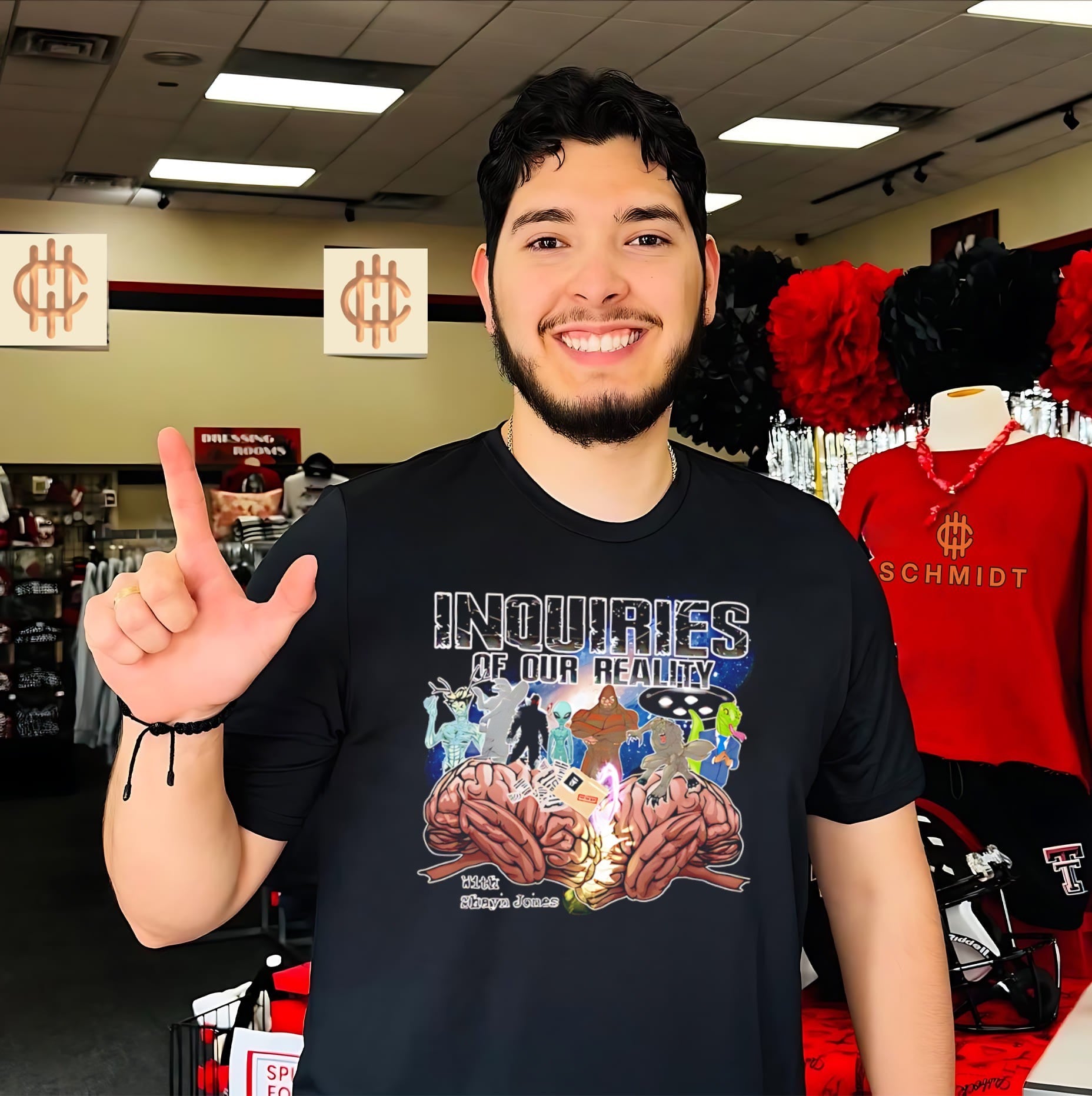 Inquiries of our reality podcast by Shayn Jones graphic shirt