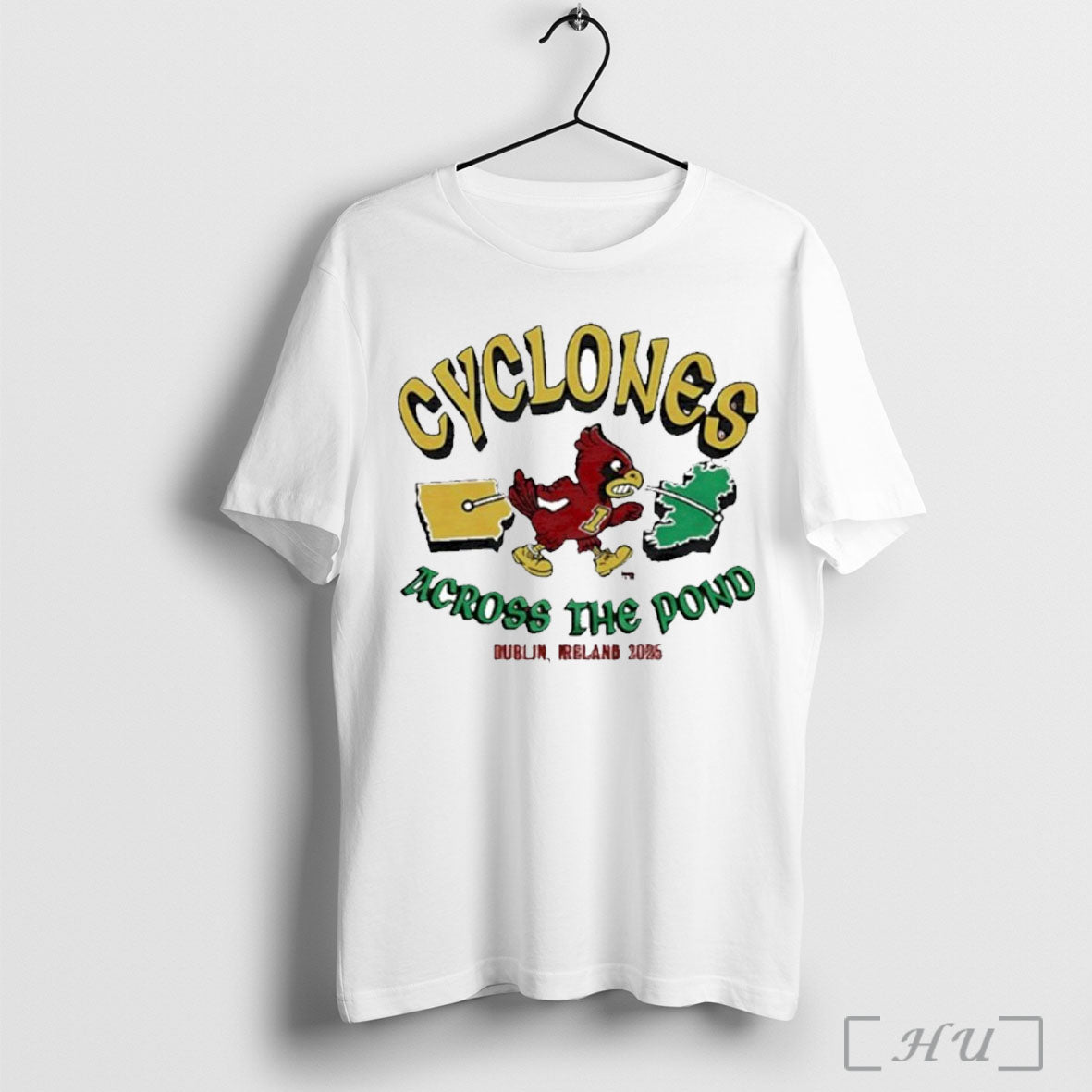Iowa State Football Ireland Across The Pond T Shirt