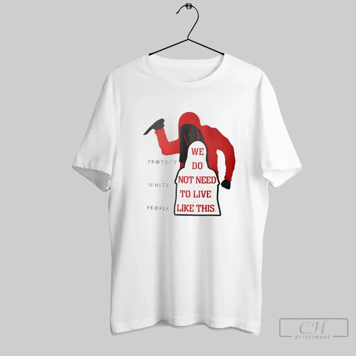 Iryna Zarutska White People We Do Not Need To Live Like This T Shirt