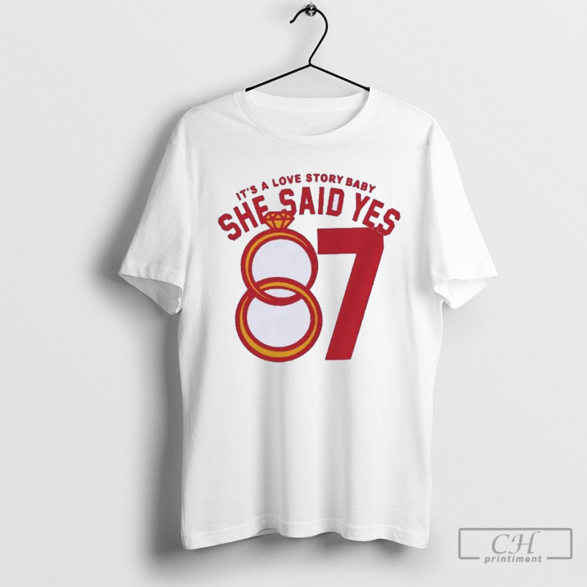 Its A Love Story Baby She Said Yes Travis Kelce