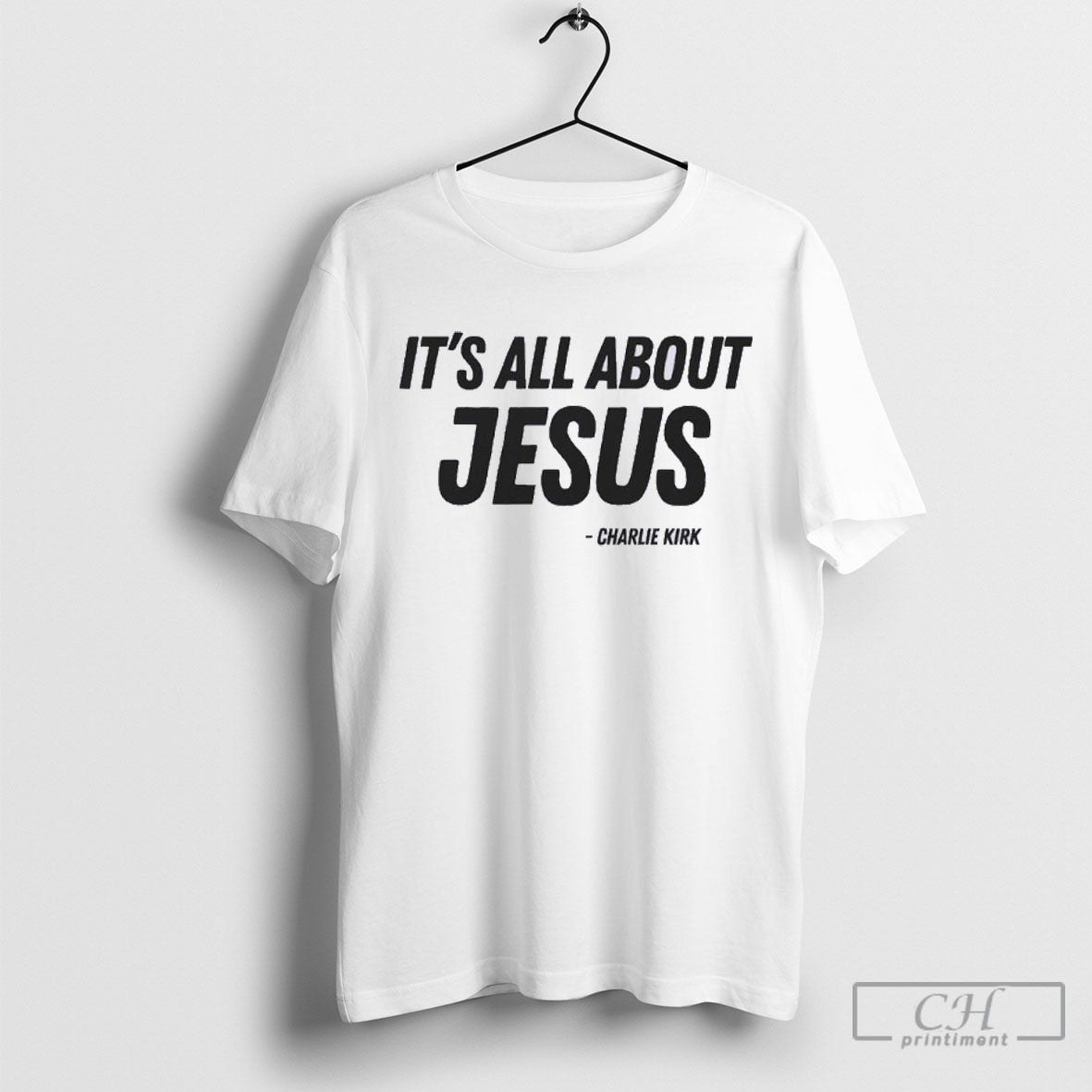Its All About Jesus Stand With Charlie Kirk Support