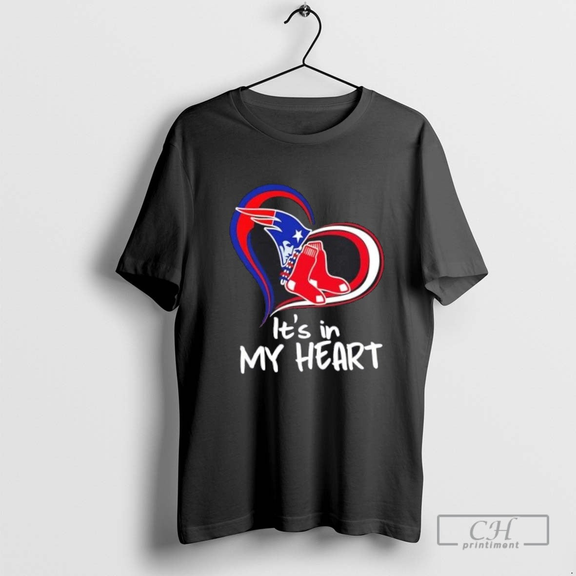 Its In My Heart England Patriots And Boston Red Sox T Shirt Sweater
