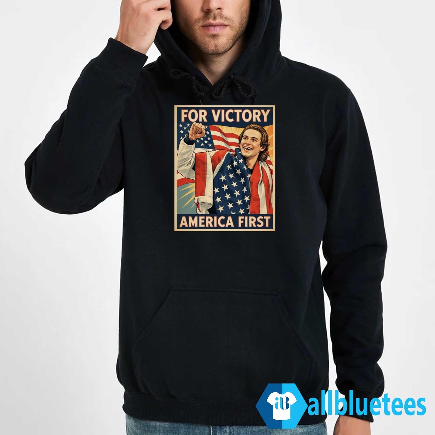 Jack Hughes For Victory America First Shirt