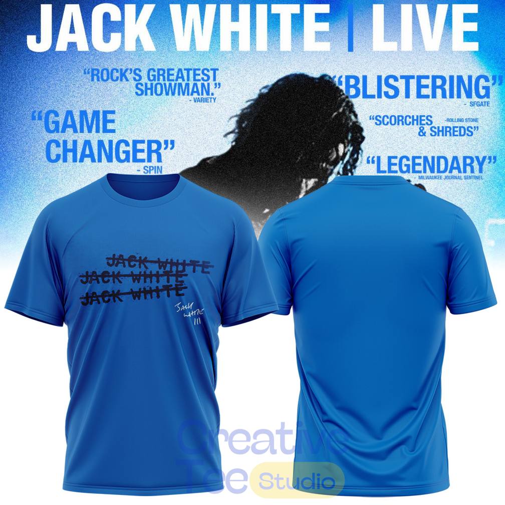 Jack White Live No Name Tour 2026 T-Shirt