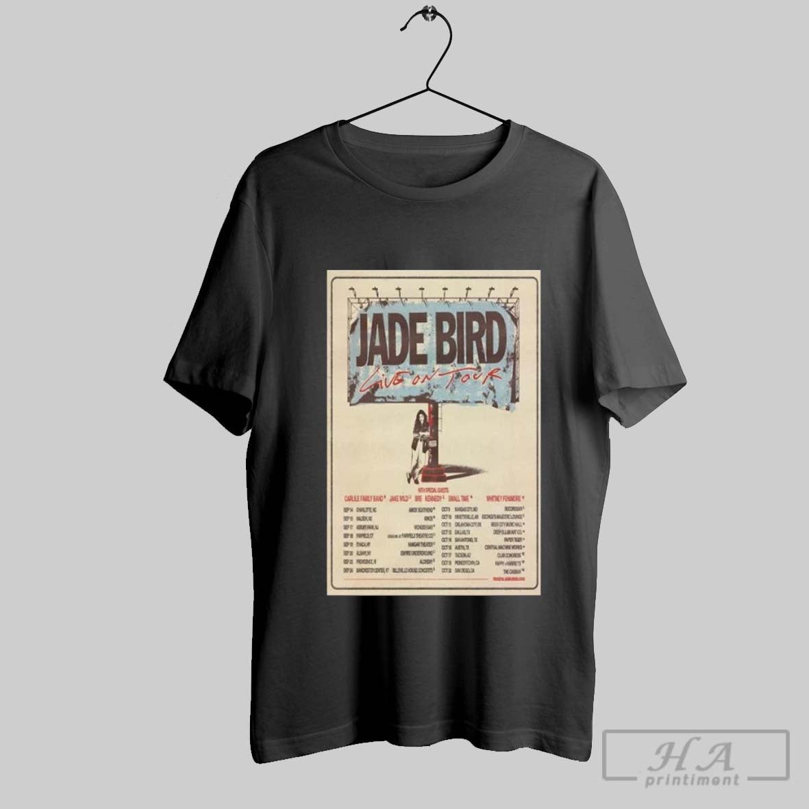 Jade Bird September October 2025 Poster