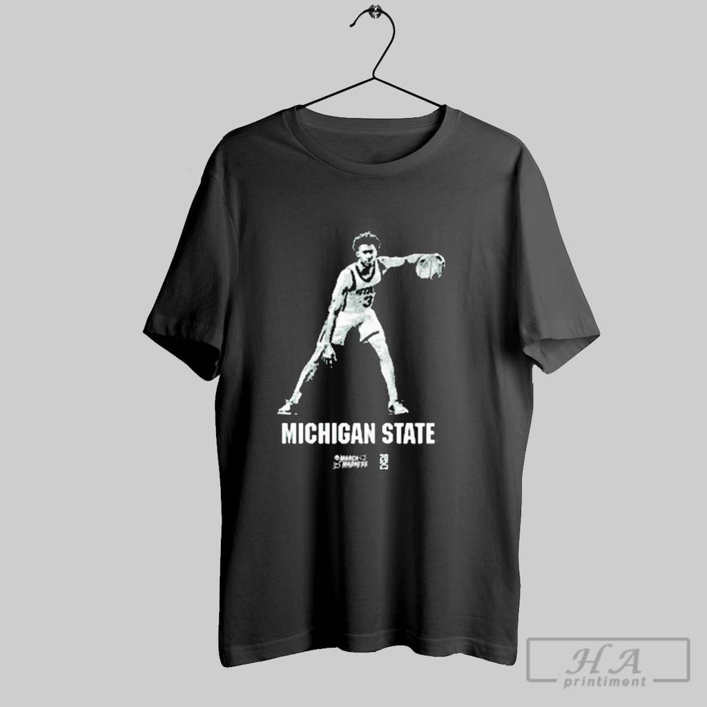 Jaden Akins Baller Ncaa March Madness 2025 Michigan State Spartans Mens Basketball