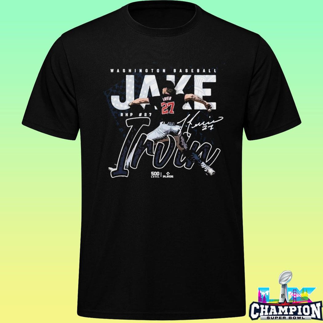 Jake Irvin Washington Baseball Signature Shirt