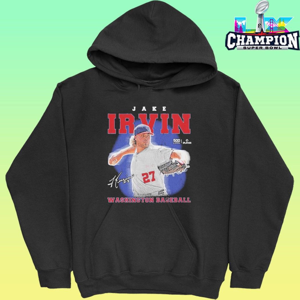 Jake Irvin Washington Stacked Shirt