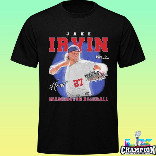 Jake Irvin Washington Stacked Shirt