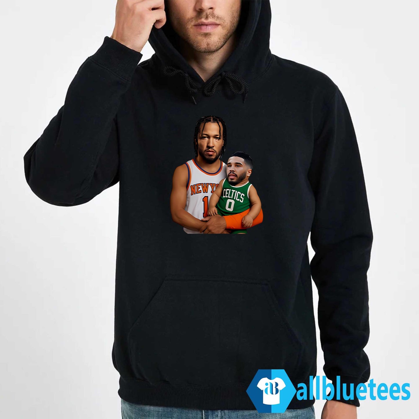 Jalen Brunson Carrying Jayson Tatum Baby Shirt