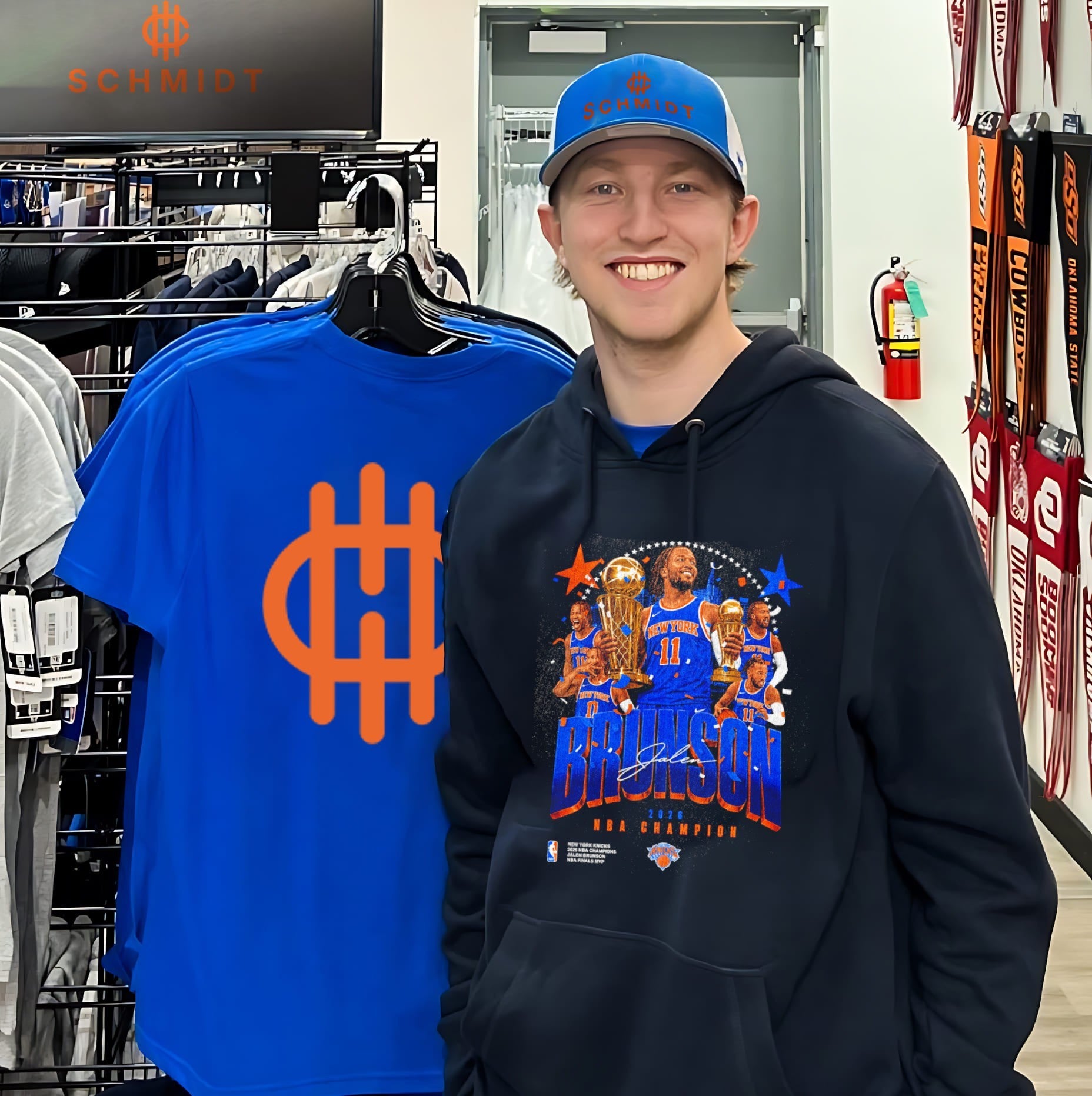 Jalen Brunson MVP New York Knicks 2026 Nba Champions signature graphic shirt