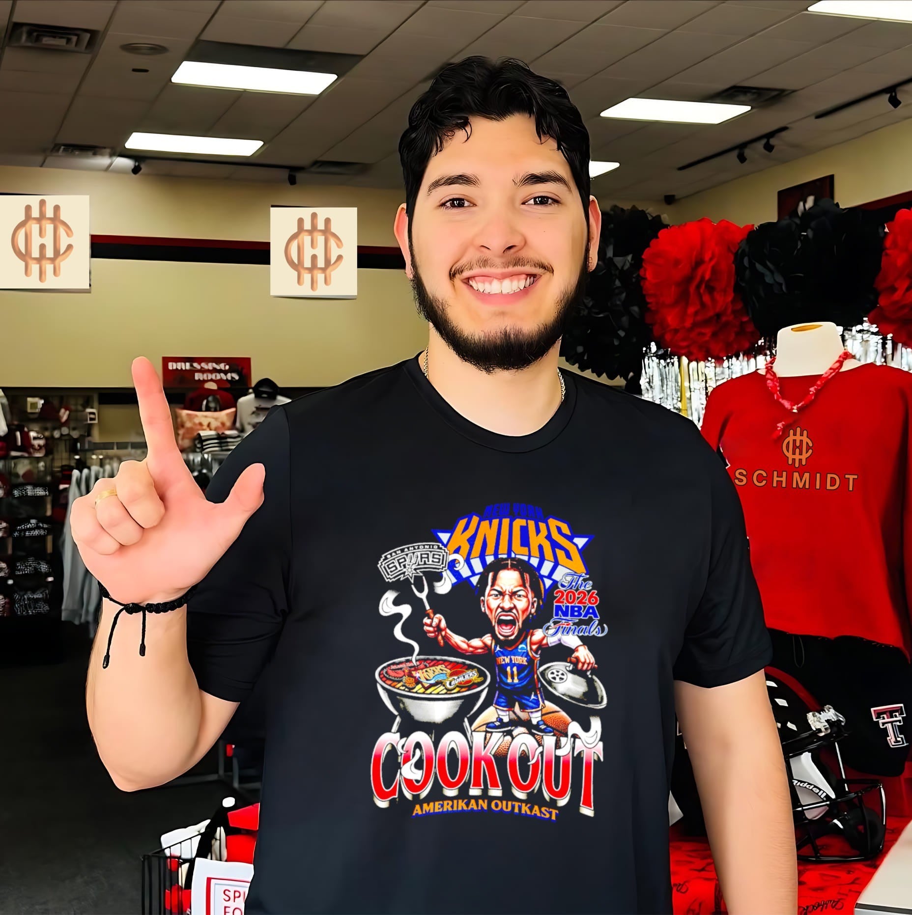 Jalen Brunson New York Knicks Cook Out Amerikan Outkast 2026 Champions shirt