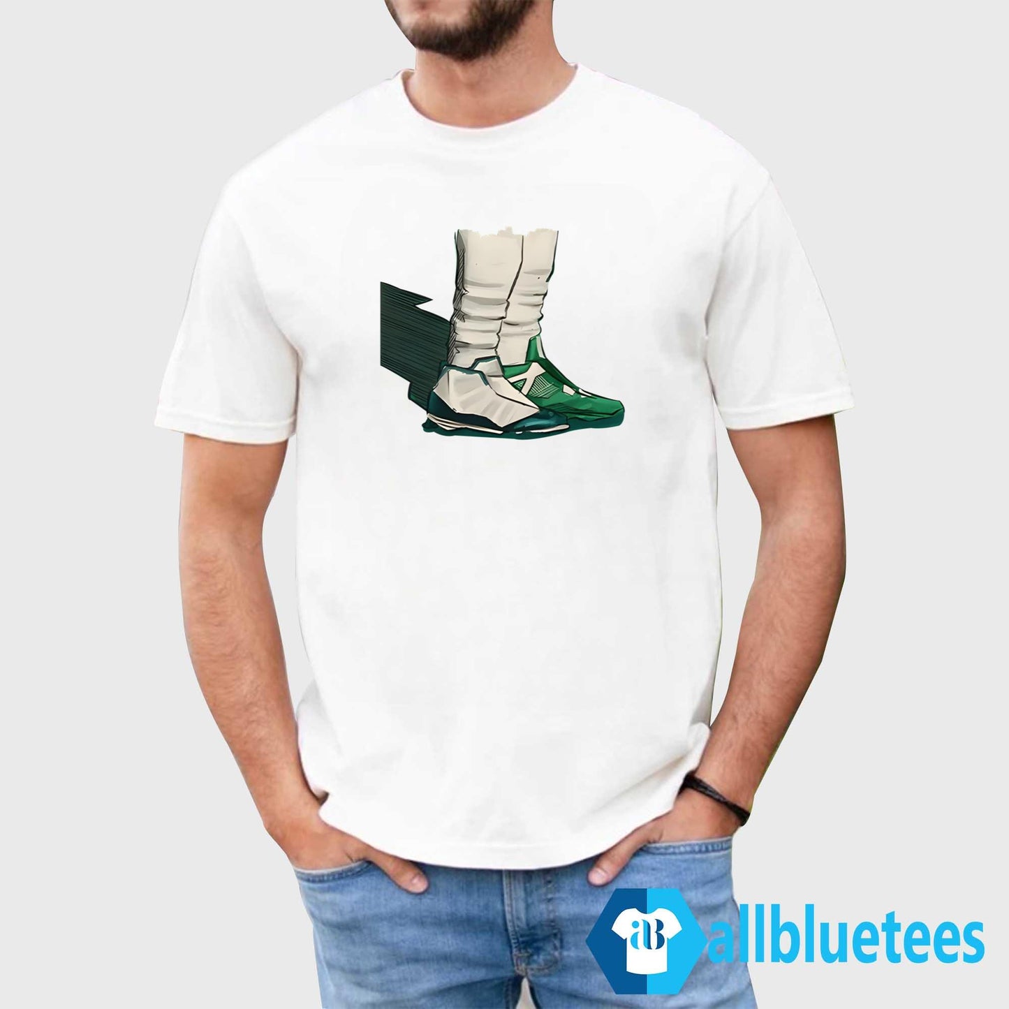 Jalen Hurts Two Shoes Eagles Shirt