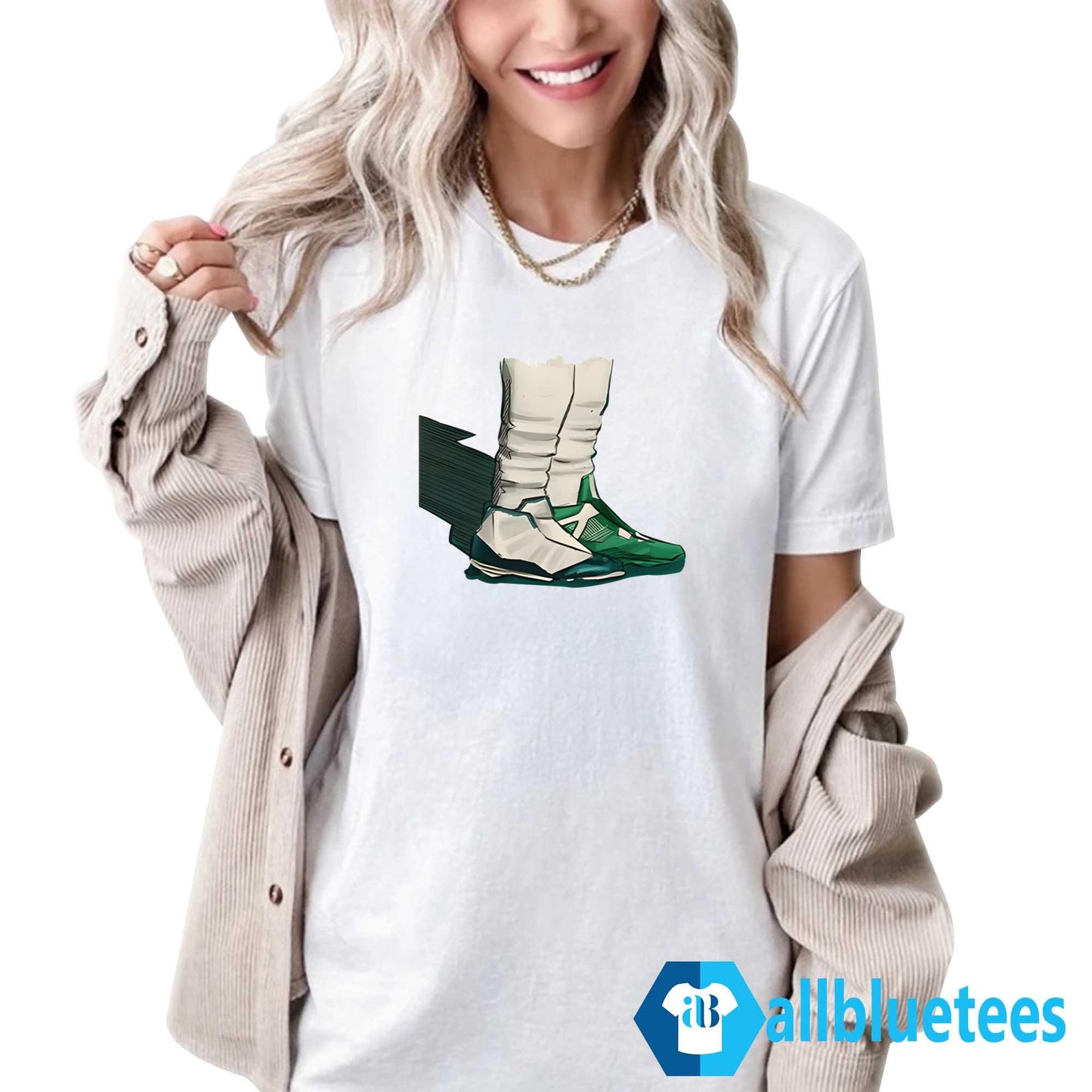 Jalen Hurts Two Shoes Eagles Shirt