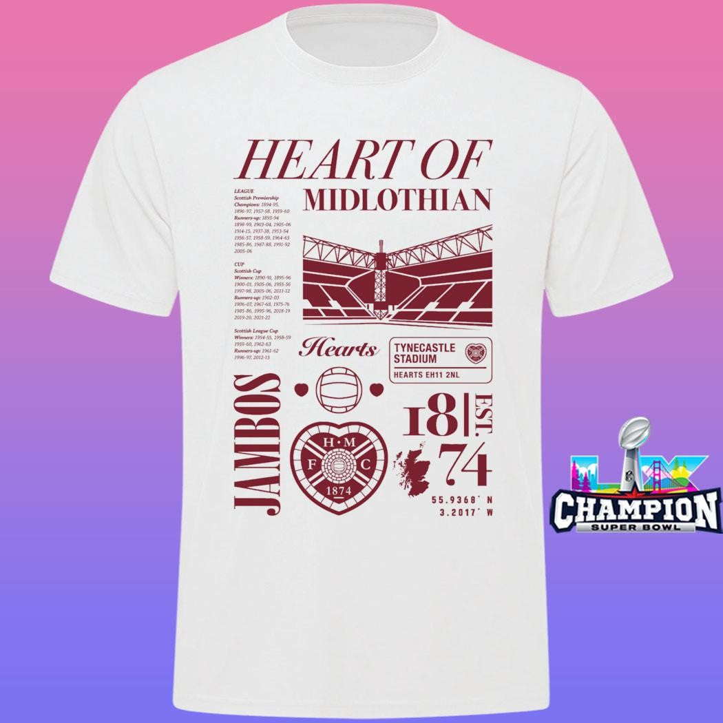 Jambos Heart Of Midlothian Shirt