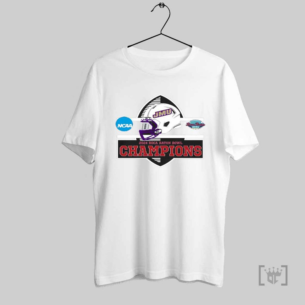 James Madison Dukes Football 2024 Boca Raton Bowl Champions Unisex