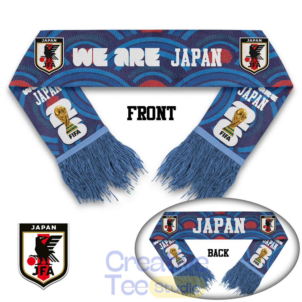 Japan National Soccer Team WC26 Premium Scarf