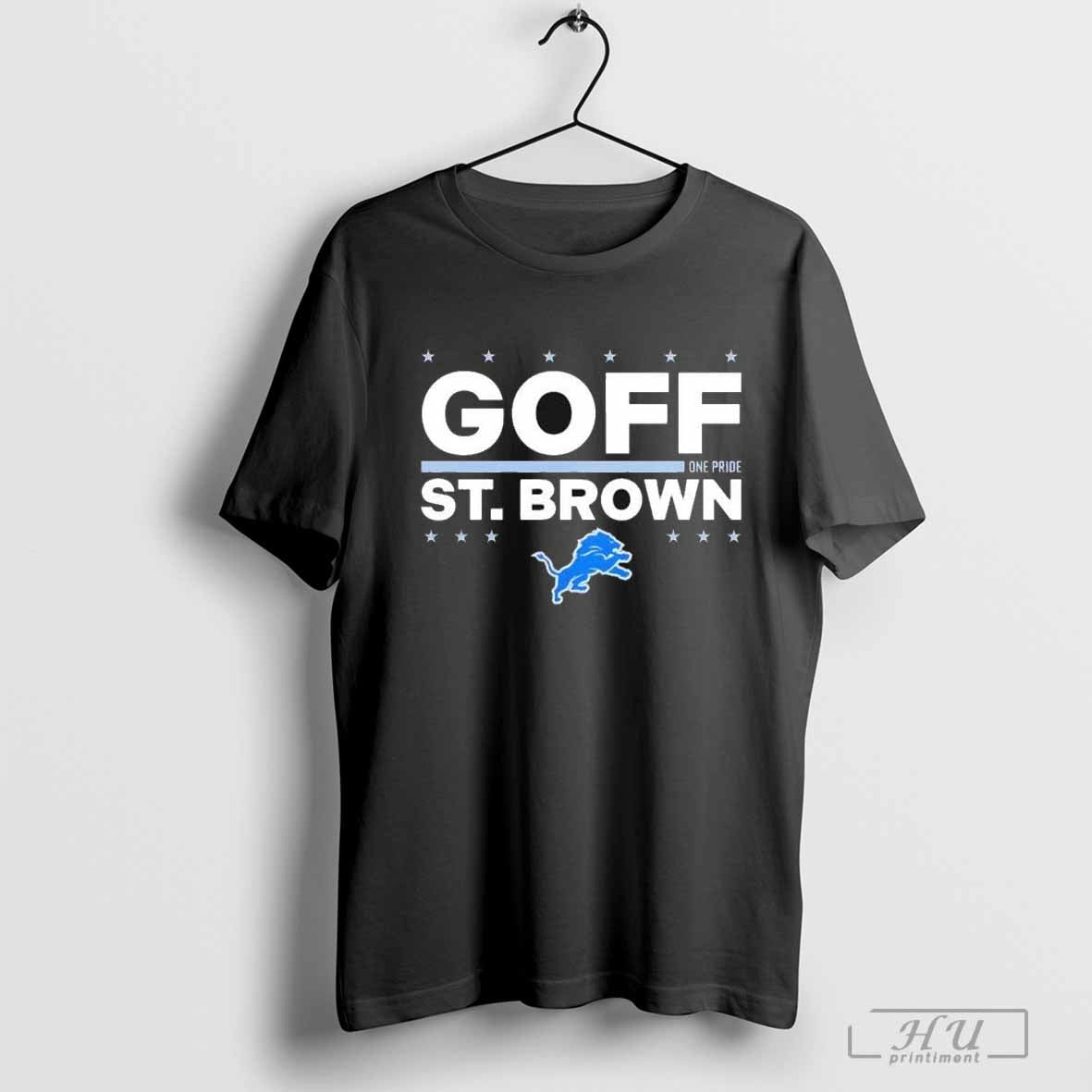 Jared Goff And Amon Ra St Brown One Pride Detroit Lions Election Players