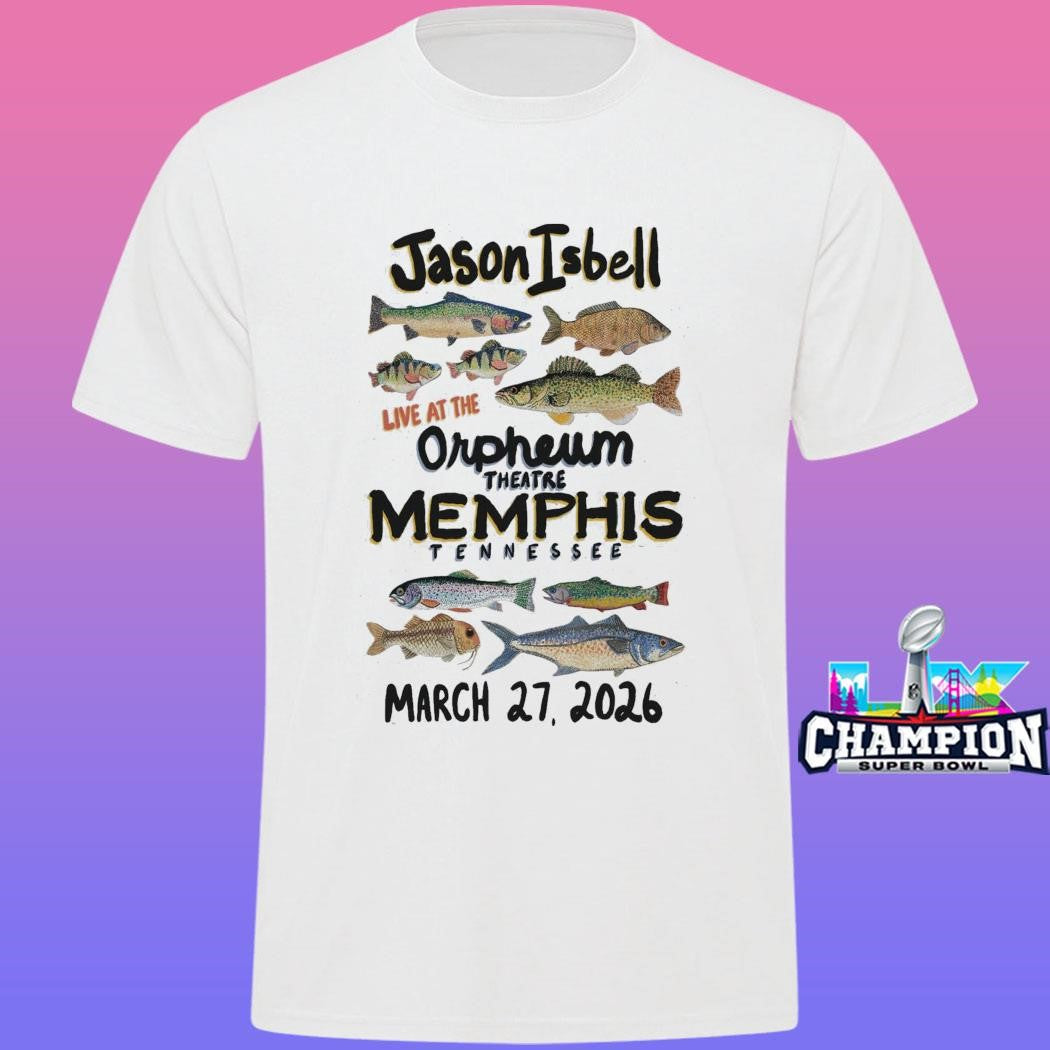 Jason Isbell March 27 2026 Memphis Tn Shirt
