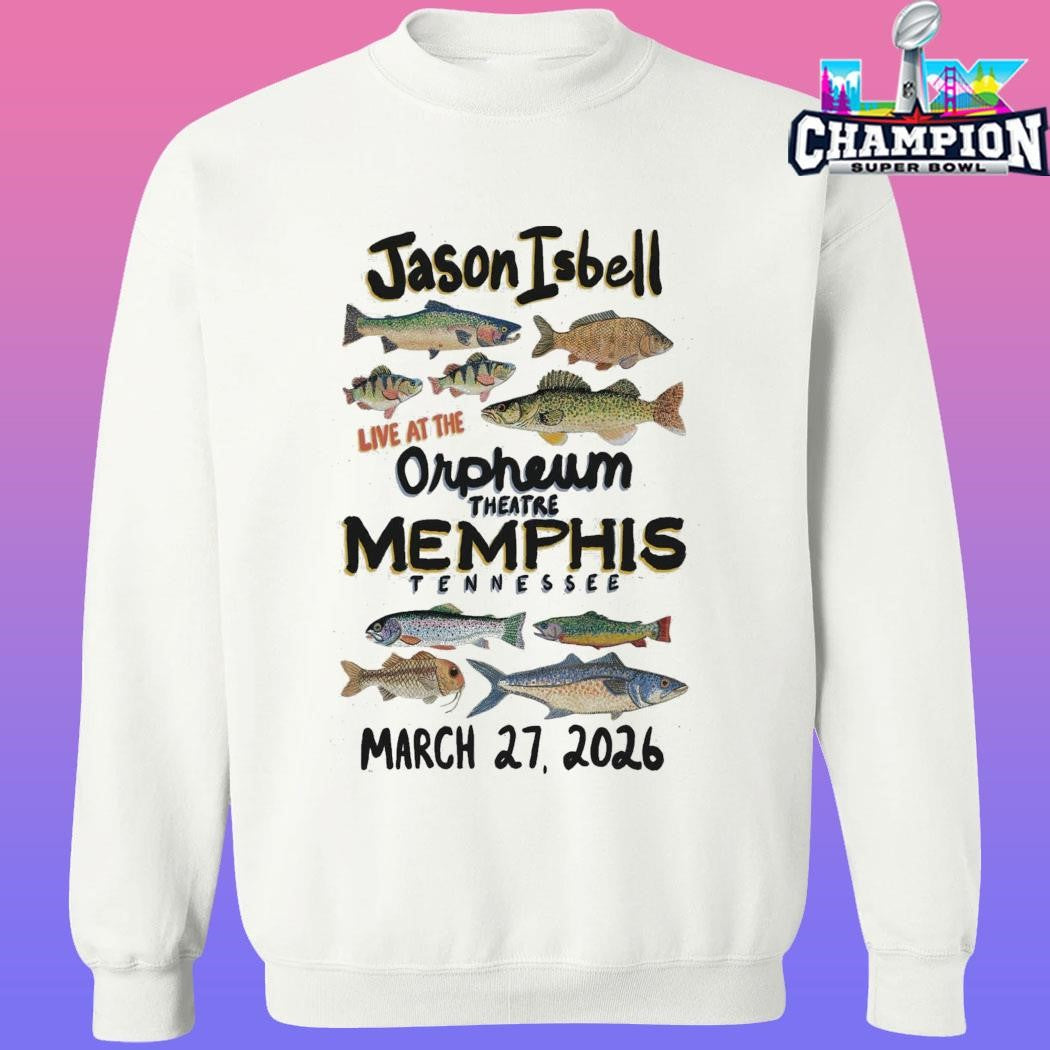 Jason Isbell March 27 2026 Memphis Tn Shirt