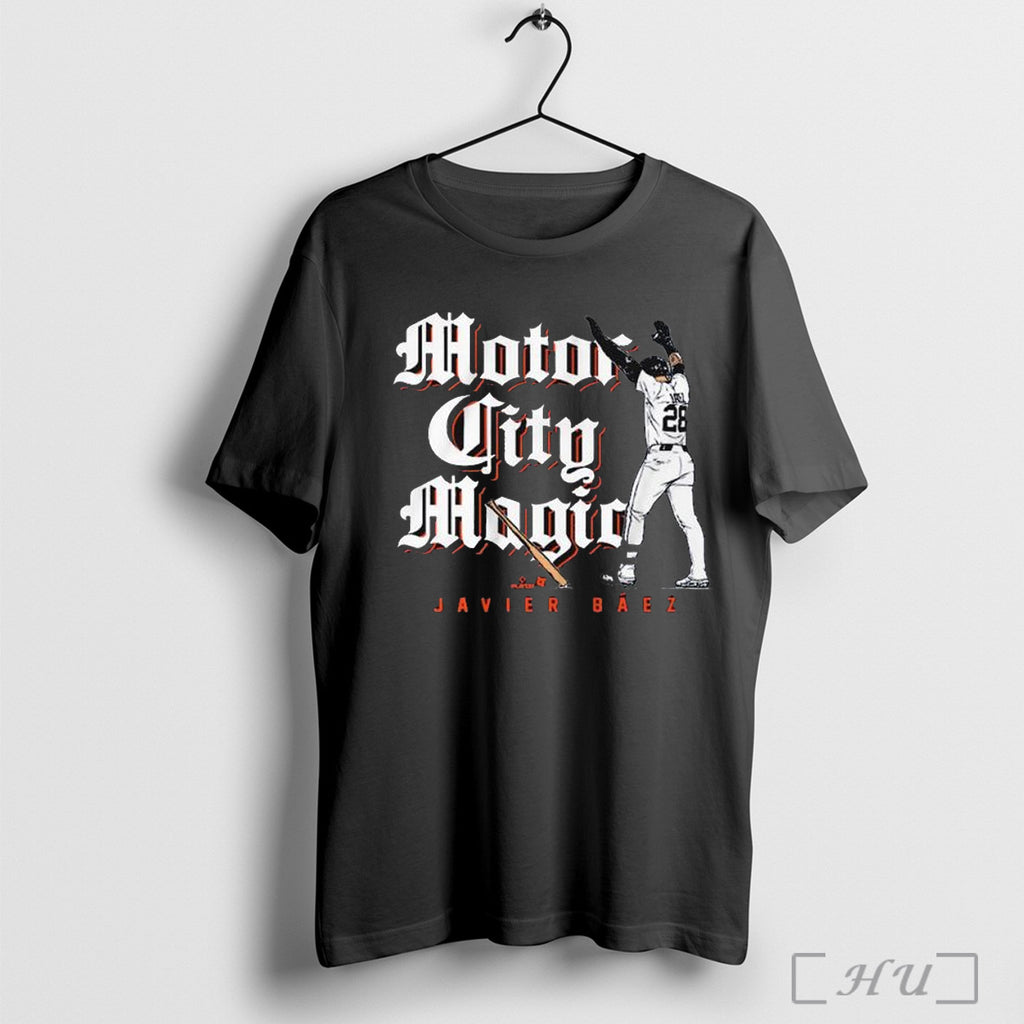 Javier Baez Motor City Magic Detroit Tigers Mlb 2025 T Shirt