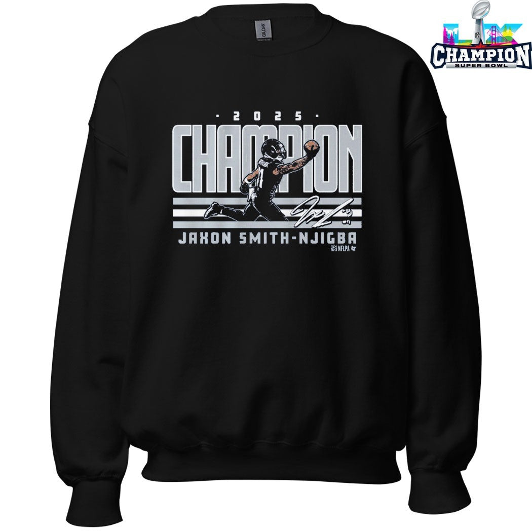 Jaxon Smith-Njigba Seattle Seahawks 2025 World Champ Super Bowl LX Champions 2026 Shirts