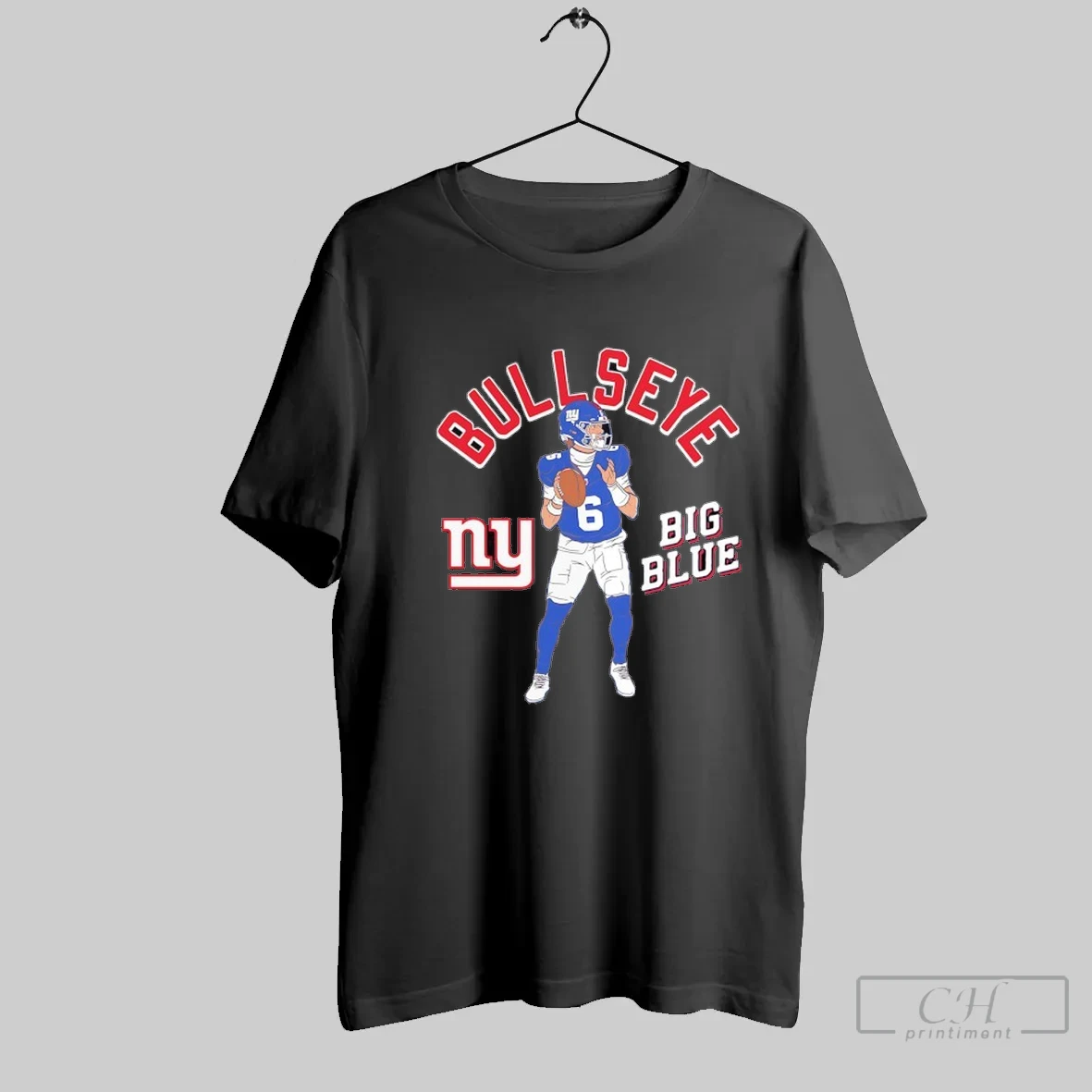 Jaxson Darto Bullseye Big Blue New York Giants T Shirt