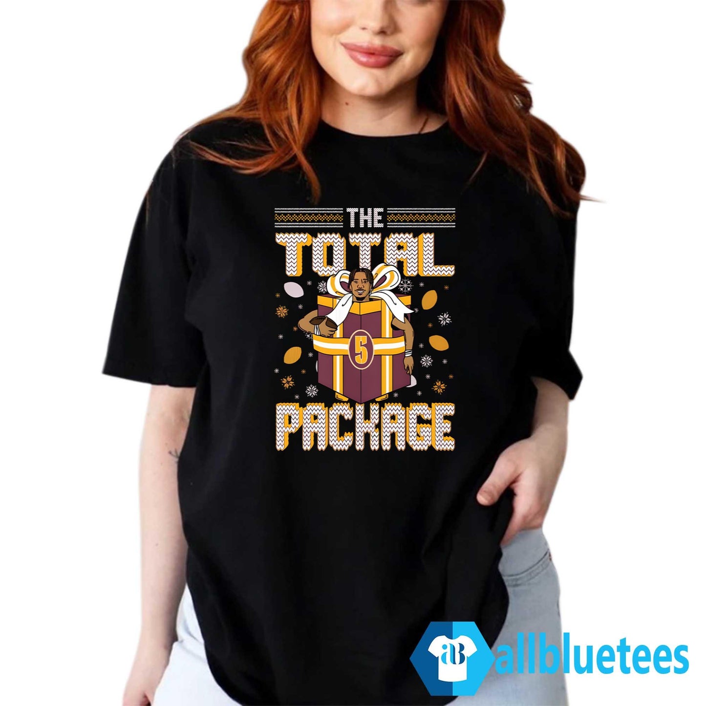 Jayden Daniels The Total Package Christmas Sweatshirt