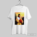 Jesus Embracing Giant Pill Vintage Christian Funny Graphic