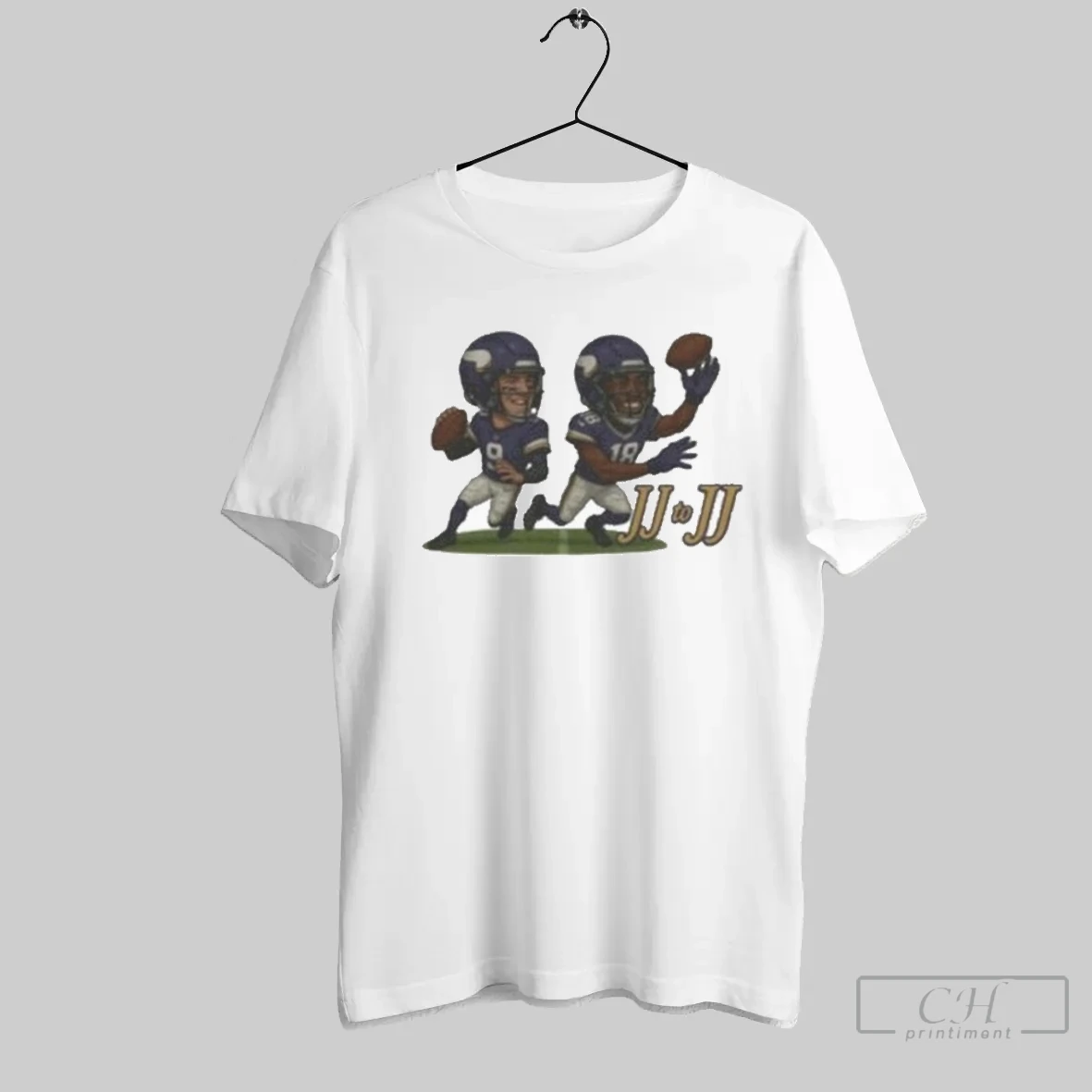 Jj Mccarthy And Justin Jefferson Jj To Jj Minnesota Vikings T Shirt